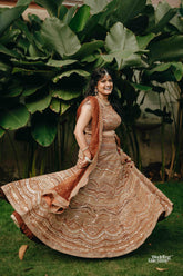 Bronze Lehenga RYWREE